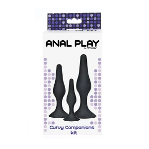 TOYJOY - Plug anal CURVY COMPANIONS 3 piÃšces Noir